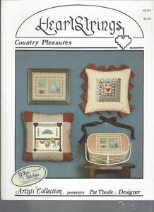 CROSS STITCH / NEEDLEPOINT - COUNTRY PLEASURES - HEARTSTRINGS - AC21 - Imagen 1 de 1
