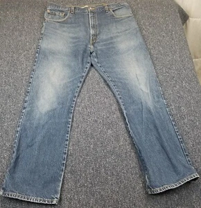 Levi's 517 Jeans Men's 38x30 Blue Y2K Distressed Faded Baggy Denim Straight - Picture 1 of 14
