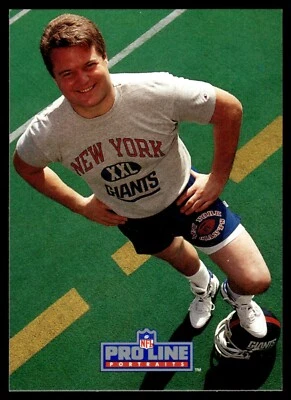 1991 Pro Line Portraits #191 Bart Oates New York Giants - Image 1 of 2