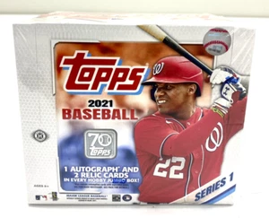 2021 Topps Series One MLB Baseball Factory Sealed Jumbo Box - Picture 1 of 5