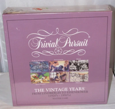 Trivial Pursuit Board Game "The Vintage Years 1920's-1950's" Factory Sealed - Image 1 of 2