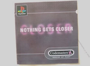 Inserto folleto de instrucciones 55344 - Codemasters Nada se acerca - Sony PS1 Pl - Imagen 1 de 1