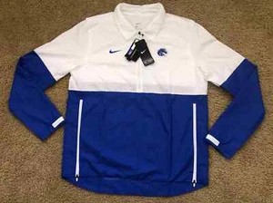 Boise State Broncos Nike Men's Blue White 1/2 Zip Windbreaker Jacket $80 SZ M - Picture 1 of 4