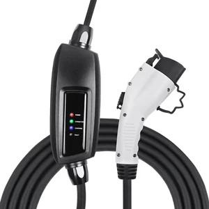 Lectron 110V 16 Amp Level 1 EV Charger with 21ft/6.4m Extension Cord J1772 Cable - Picture 1 of 8