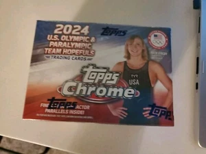 2024 TOPPS CROMO OLÍMPICO DE EE. UU. Y PARA HOPEFULS CAJA BLÁSTER VALOR SELLADA DE FÁBRICA - Imagen 1 de 7