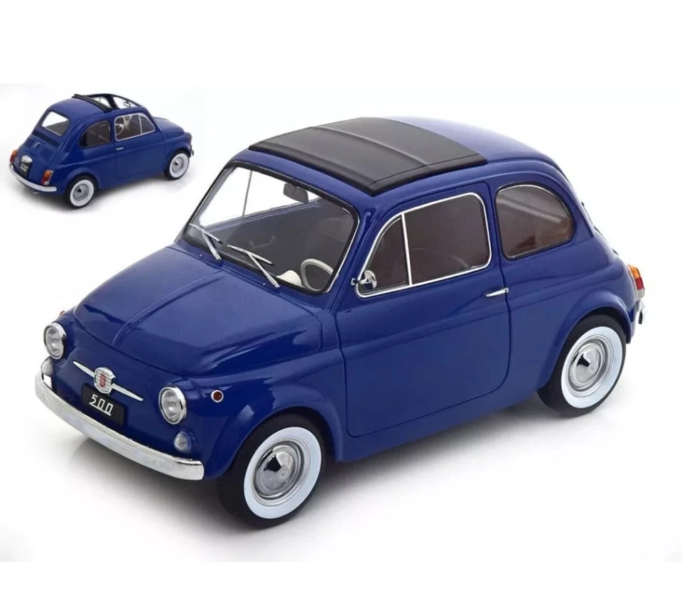 KK SCALE KKDC120033 FIAT F 500 1968 DARK BLUE 1:12 - Immagine 1 di 1