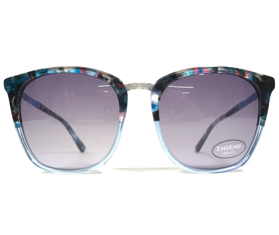 Gafas de sol bebe BB7232 460 AZUL DEGRADADO tortuga transparente con lentes moradas Foto 1 de 4
