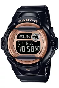 CASIO BABY-G luz LED de alto brillo BG-169UG-1JF para damas Negro - Imagen 1 de 2