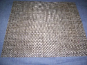 CHILEWICH CHAMPAGNE BASKETWEAVE PLACEMATS - SET OF 4 - Picture 1 of 2