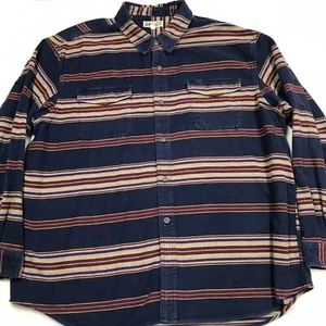 DULUTH Burlyweight Chamois Flannel Heavy Shirt Shacket Men 3XL Serape Stripe - Bild 1 von 12