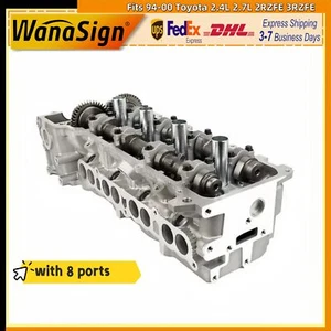 Cylinder Head Fits 94-00 Toyota 2.4L 2.7L 2RZFE 3RZFE 4RUNNER T100 TACOMA L4 - Foto 1 di 8