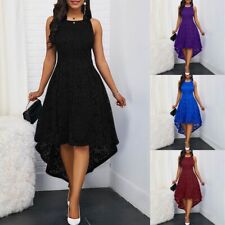 Ball Gown Dress Evening Prom Party Irregular Polyester+Lace Skirt Ladies