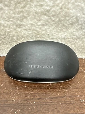 GIORGIO ARMANI ANTEOJOS GAFAS DE SOL GAFAS ESTUCHE RÍGIDO NEGRO CON CUBIERTA Foto 1 de 4