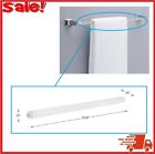 24 Inch Towel Bar Replacement Plastic Spring Loaded End Bathroom Bath Rack Home