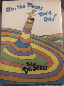 NEW Oh, The Places You'll Go! by Dr. Seuss Hardcover Dust Jacket - Picture 1 of 2