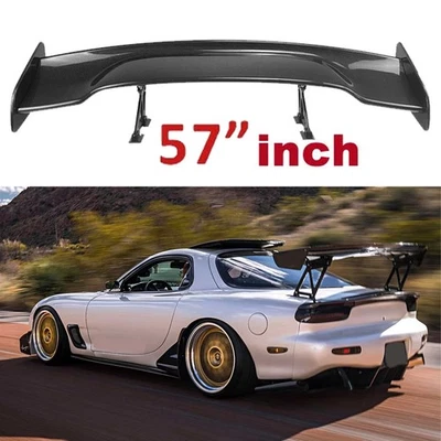 For Mazda RX-8 57" GT Rear Trunk Spoiler Wing Carbon Fiber Color Upper Painted Foto 1 de 4