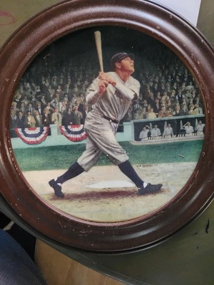 Babe Ruth The Called Shot Legends of Baseball Collector Plate Brent Benger - Image 1 of 2