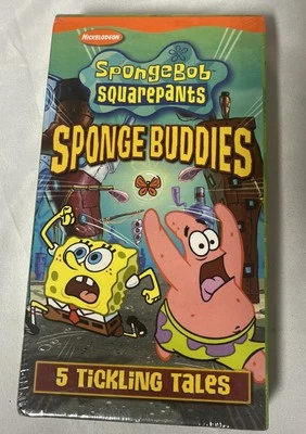 Nickelodeon SpongeBob SquarePants Sponge Buddies (VHS, 2002) Nickelodeon Cartoon - Image 1 of 4