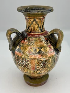 Antike griechische geometrische Amphore Vase Museum Replik Keramik Olivenöl Gefäß - Bild 1 von 8