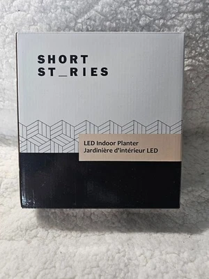 Brand New In Box Short Stories LED Indoor Planter White Grow Fresh Herbs Inside - Image 1 of 4
