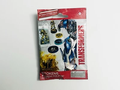 TRANSFORMERS AR Tokens 4 per pack Age of Extinction AOE Augmented Reality SEALED - Image 1 of 2