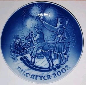 2002 Bing & Grondahl B&G Christmas Plate Christmas Eve Jule Aften Denmark - Picture 1 of 2