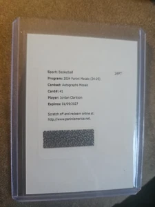 2024 Panini Mozaic 24/25 Jordan Clarkson Autograph Redemption #41 - Picture 1 of 1