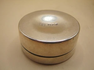 London 1960 Sterling Silver Gilt Lined Mid Century Snuff Box Frank Osborne - Picture 1 of 8