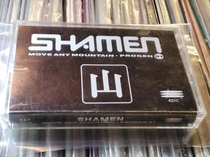 THE SHAMEN Move Any Mountain Progen 91 PROMO CASSETTE USA EDITION STILL SEALED - Picture 1 of 4