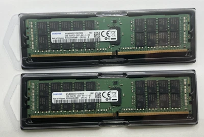 64GB (2x32GB) Samsung M393A4K40BB1-CRC0Q 2Rx4 PC4-2400T ECC REG Server RAM @2400 - Image 1 of 4