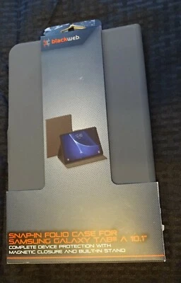  Snap-in Folio Case for Samsung Galaxy Tab 10.1" Built-in Stand Magnetic Close B - Image 1 of 4