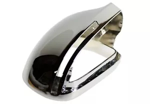 SHINY CHROME Mirror Cover Replacement PAIR 2008 - 2009 AUDi A4 S4 A5 S5 A6 S6 - Foto 1 di 5