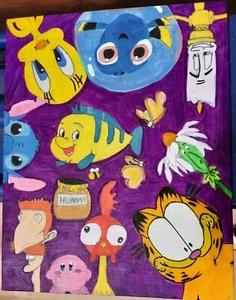 Acrylic Canvas Painting - Picture 1 of 3
