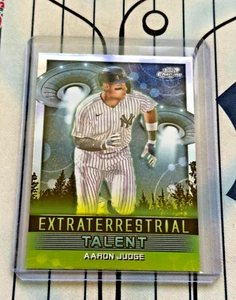 AARON JUDGE ⚾ 2024 Topps Cromo Cosmico Extraterrestre Talento ET-11 Yankees CANTIDAD - Imagen 1 de 3