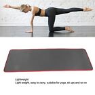 Fitness Mat Yoga Mat TPE 10mm Thickened Black For Home