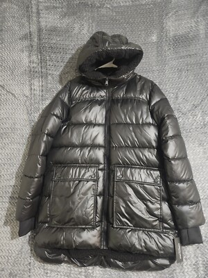 Kenneth Cole Jacket Womens Hooded Puffer Coat...