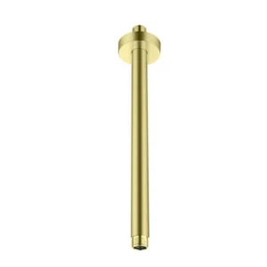 Brausearm Wandarm Duschkopfarm Deckenanschluss Gold gebürstet 1/2" 30 cm - Bild 1 von 2