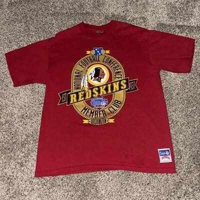 De colección Nuez moscada NFL Washington Redskins Para hombres Manga Corta Club de Miembros Grande Foto 1 de 4