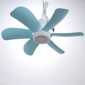 220V_Portable Ceiling Fan Pluggable Safe Silent Hanging Ceiling Fan Soft Blade