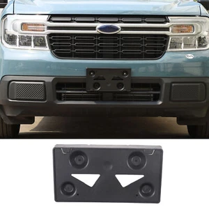 ABS Black Front License Plate Bracket Holder For Ford Maverick Lariat 2022-2023 - Picture 1 of 10