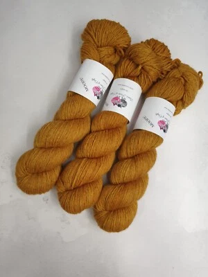 Moody Corriedale Dk Gewicht Garn, 100 G, Pure Hell Gold - Bild 1 von 4