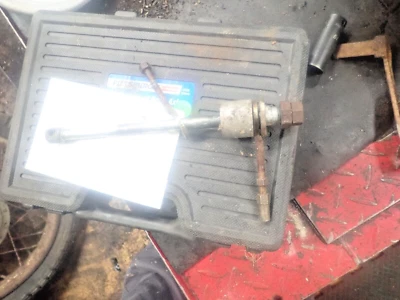 1968 Laverda 200 Twin Gemini  Rear Axle Bolt/Spacer/Adjusters - Image 1 of 4