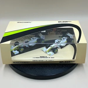 MINICHAMPS 1/43 Brawn GP 1 - 2 Finish Australian 2009 Set J. Button 402092223 - Picture 1 of 17