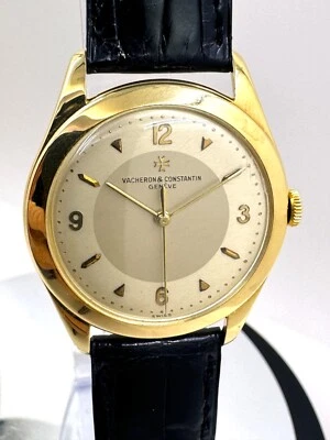 Vacheron Constantin 1950's manual 18k gold case applied markers dial  ref:4823 - Image 1 of 4