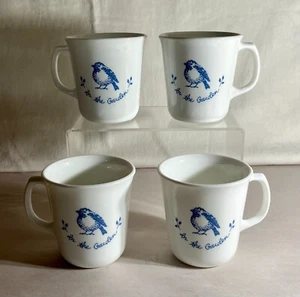 4 Corelle im Garten 3 1/2" Tassen - Bild 1 von 2