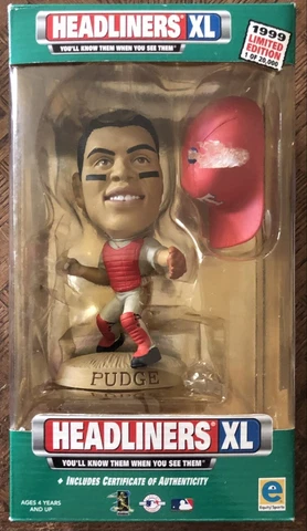 1999 HEADLINERS XL IVAN RODRIGUEZ ACTION FIGURE /20000 PUDGE Cover