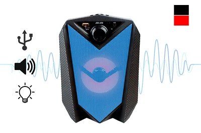 Cassa speaker altoparlante MP3 FM USB ingresso AUX portatile ricaricabile JBK409 - Immagine 1 di 4