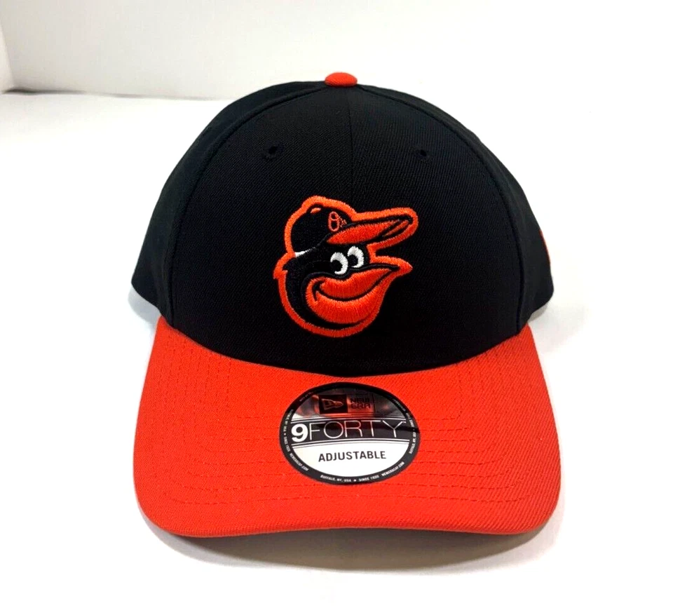 Chapéu ajustável Baltimore Orioles MLB NE The League Road ~ Preto/laranja - Imagem 1 de 4