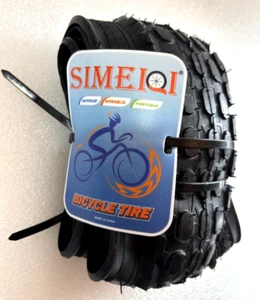 NUOVO PNEUMATICO BICICLETTA SIMEIQI 16x2.125 (57-305) HY 103-05 Nero Manopola Durevole - Foto 1 di 6