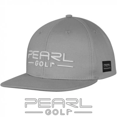 PEARLGOLF BASECAP - ARTWORK NO. 002 - GOLFCAP - GRAU
